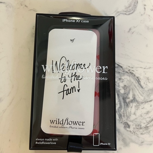 Pink cherries wildflower iPhone XR case - Picture 2 of 2